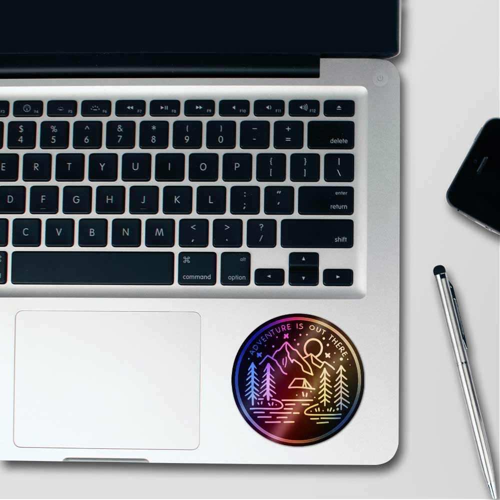 Adventure Is Out There Holographic Stickers - Holographic Stickers | STICK IT UP