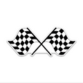 Racing Flag Bumper Sticker - Bumper Stickers | STICK IT UP