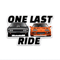 One Last Ride Bumper Sticker - Bumper Stickers | STICK IT UP