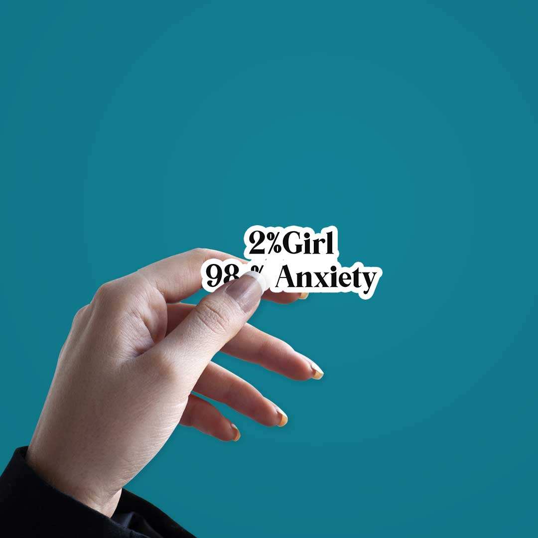 2 % Girl Sticker - Stickers | STICK IT UP