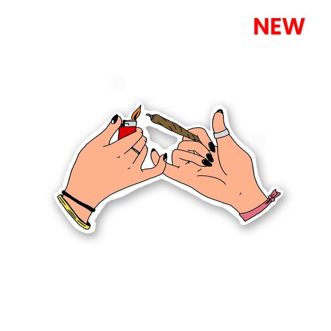 420 Friendly Sticker waterproof vinyl decal for laptop, bike, car & bottle