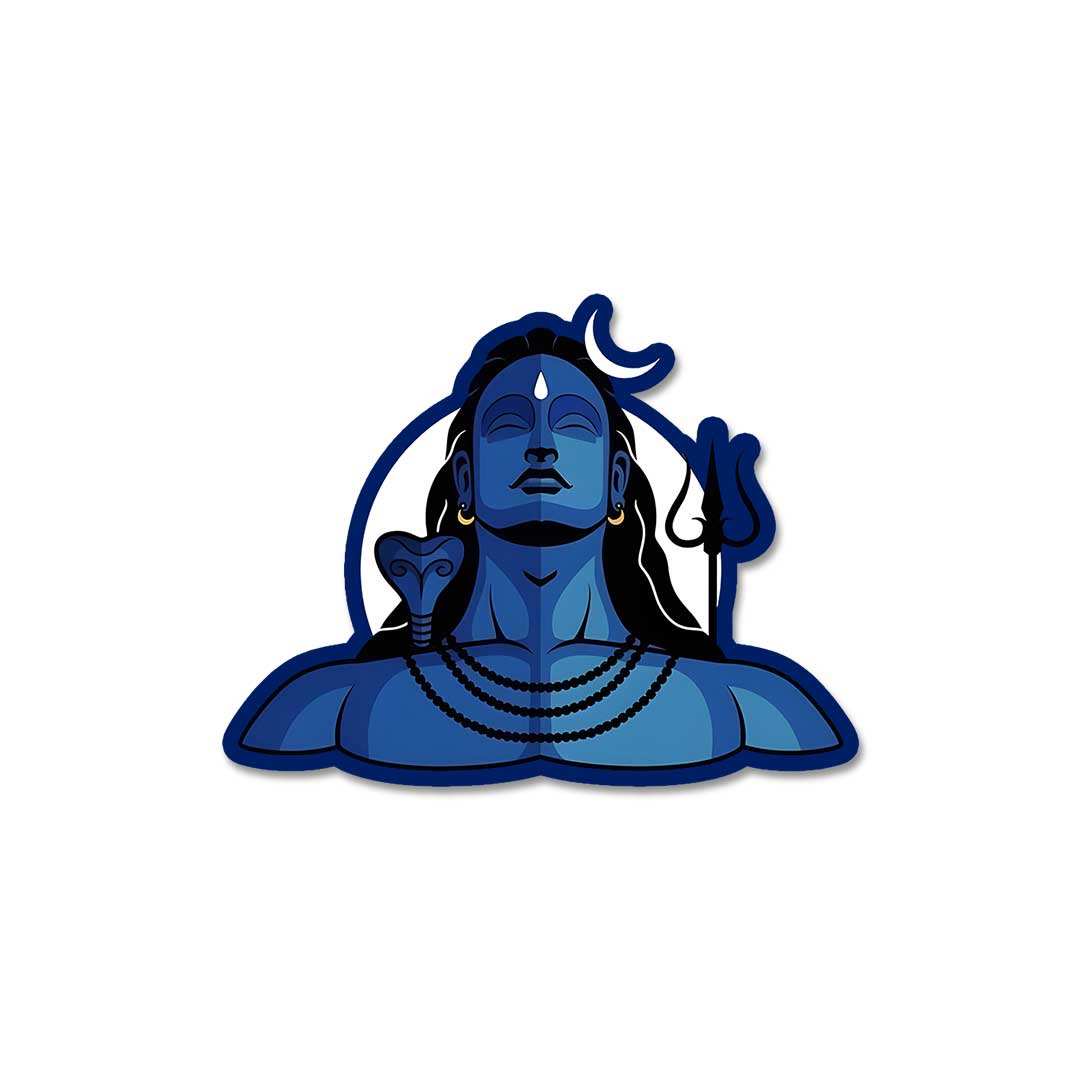 Adiyogi Shiva Sticker - Stickers | STICK IT UP