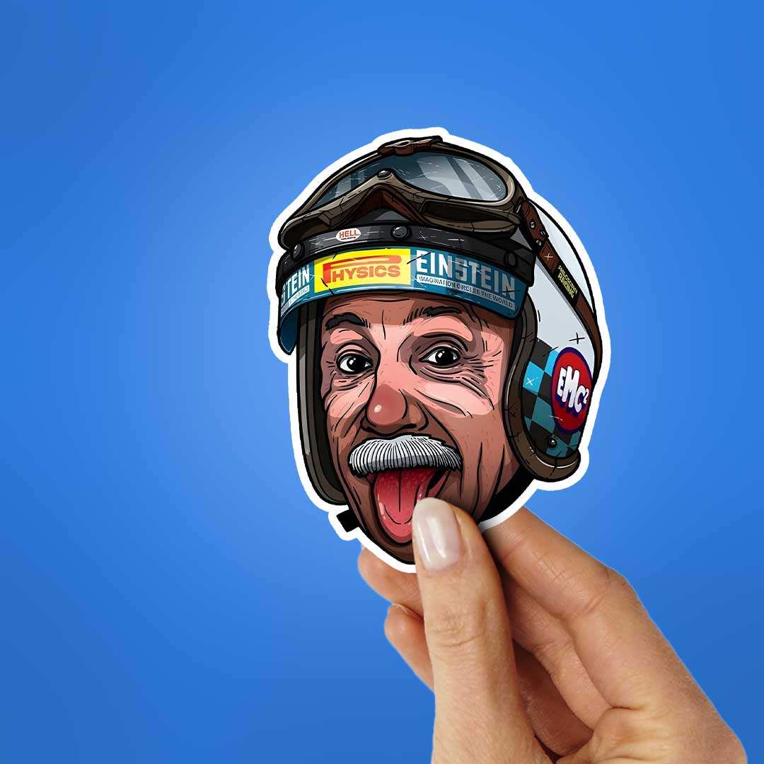 Albert Einstein Sticker - Stickers | STICK IT UP