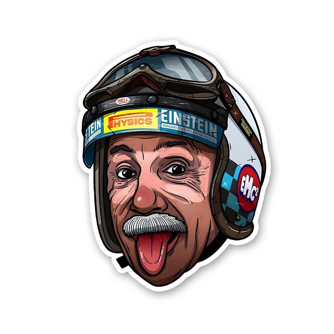 Albert Einstein Sticker - Stickers | STICK IT UP