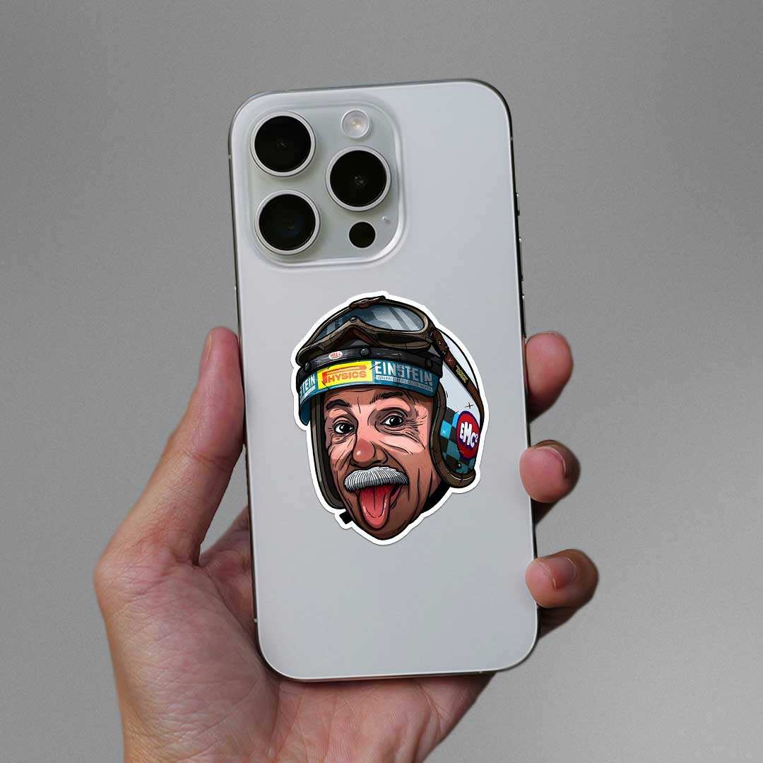 Albert Einstein Sticker - Stickers | STICK IT UP