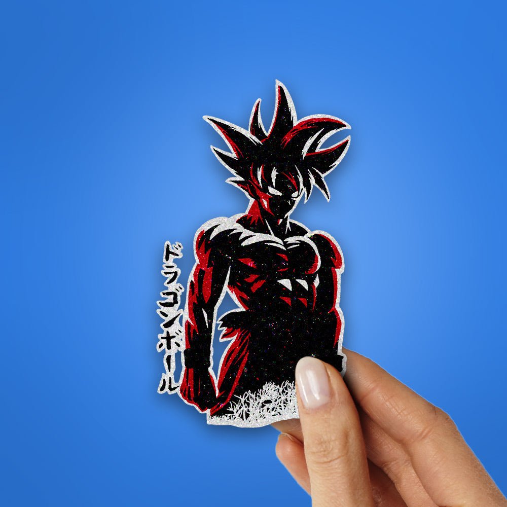 Angry Warrior Glitter Sticker - Glitter Stickers | STICK IT UP