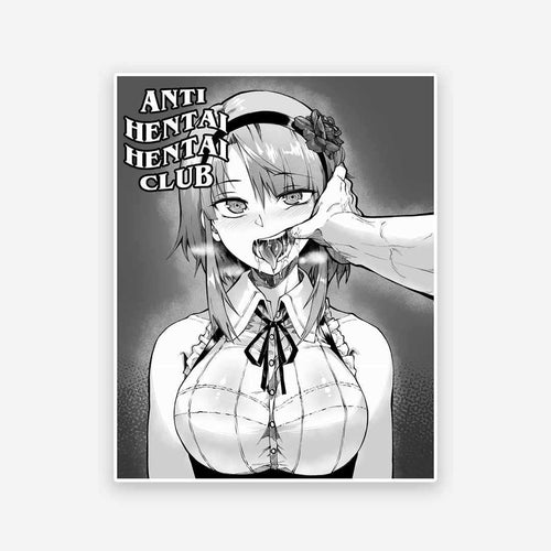 Anti Hentai Hentai Club sticker - Stickers | STICK IT UP