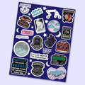 Aquarius Zodiac Sticker Sheet - die-cut vinyl sticker sheet | STICK IT UP Canada