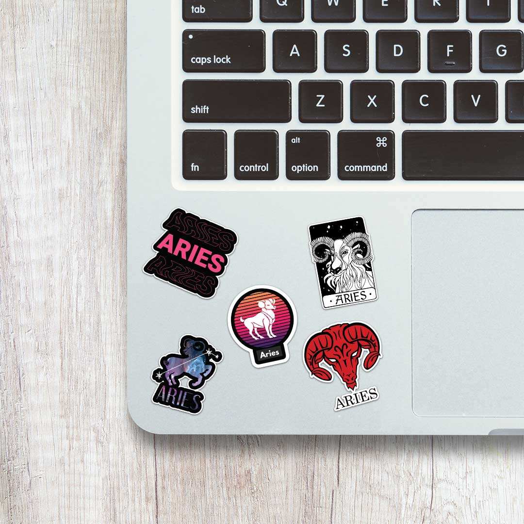 Aries Zodiac Sticker Sheet - die-cut vinyl sticker sheet | STICK IT UP Canada