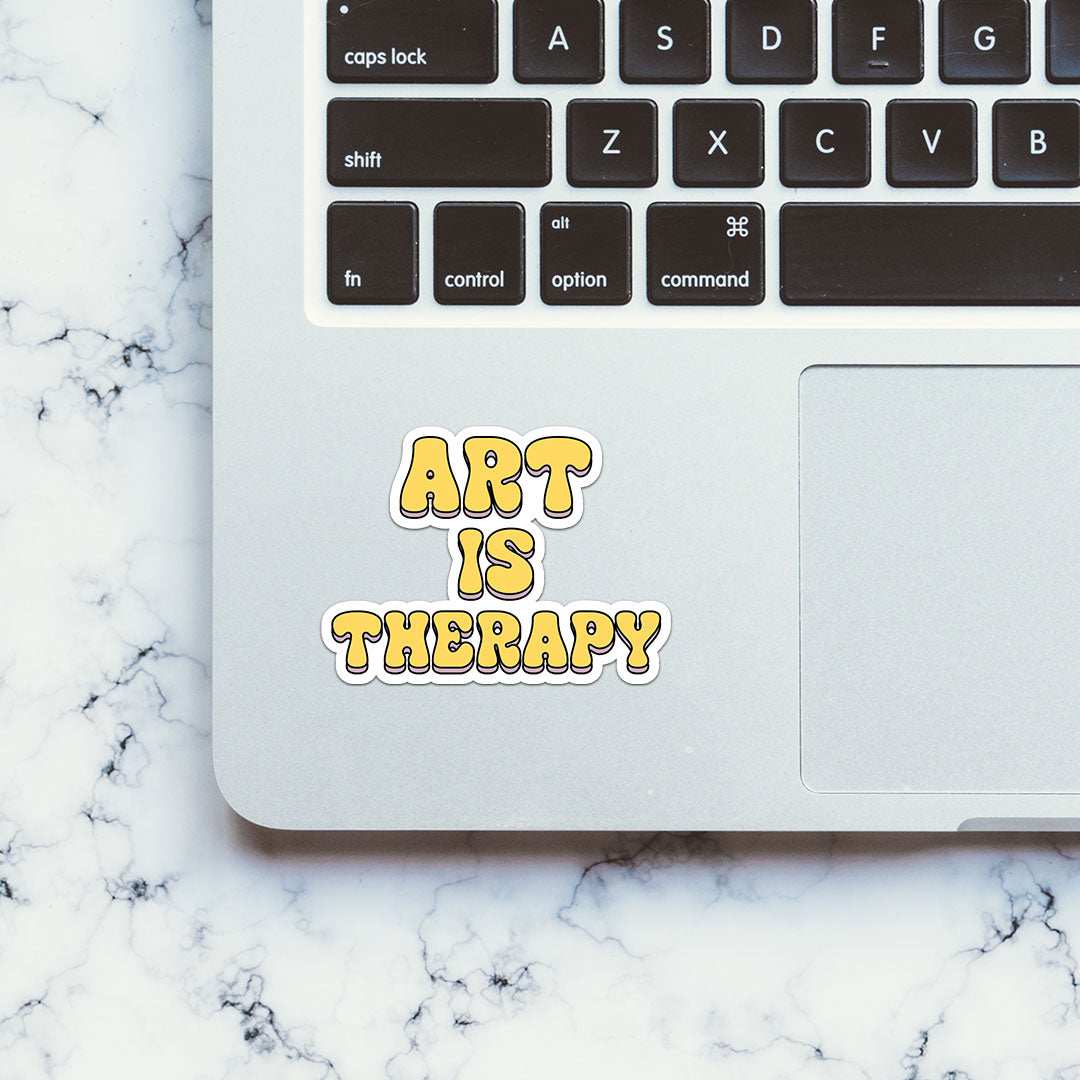 Art Is Therapy Sticker - Stickers | STICK IT UP