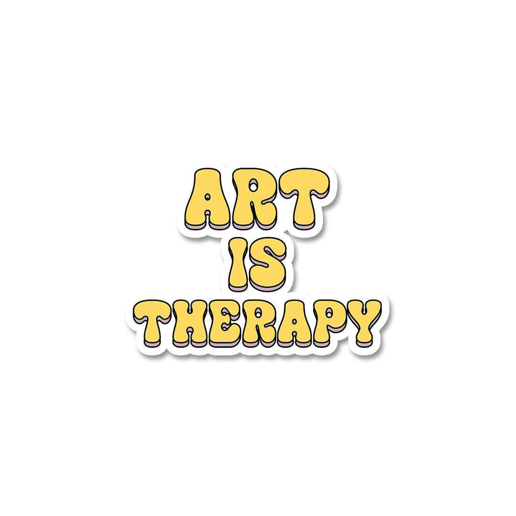 Art Is Therapy Sticker - Stickers | STICK IT UP