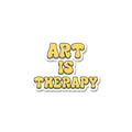 Art Is Therapy Sticker - Stickers | STICK IT UP