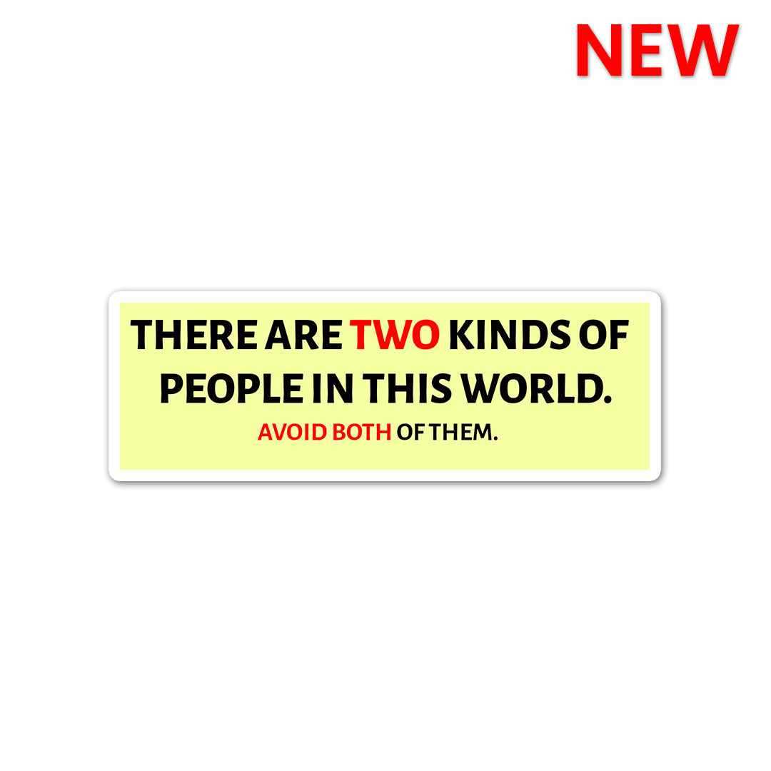 Avoid both of them Sticker - Stickers | STICK IT UP