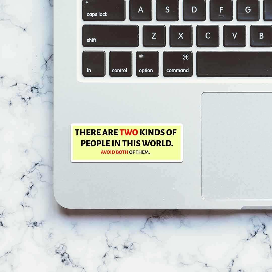 Avoid both of them Sticker - Stickers | STICK IT UP