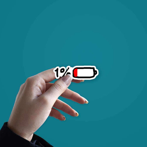 Battery Low sticker - Stickers | STICK IT UP