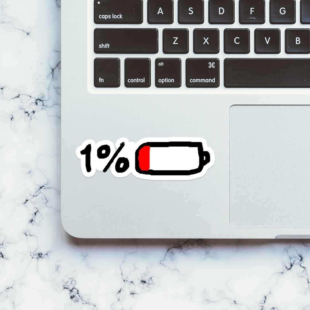 Battery Low sticker - Stickers | STICK IT UP