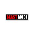 Beast Mode Sticker waterproof vinyl decal for laptop, bike, car & bottle