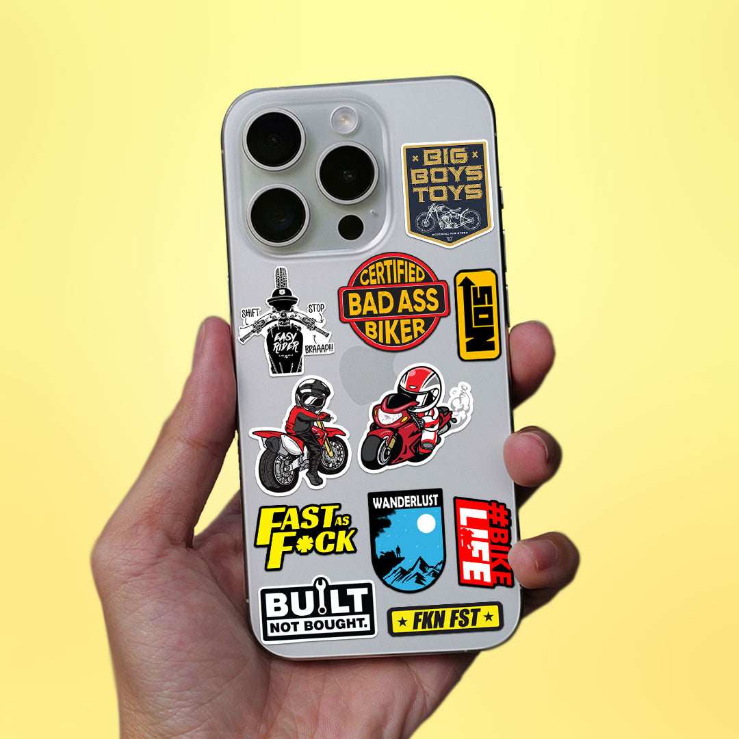 Bike Mini Sticker Sheet - Sticker Sheets | STICK IT UP