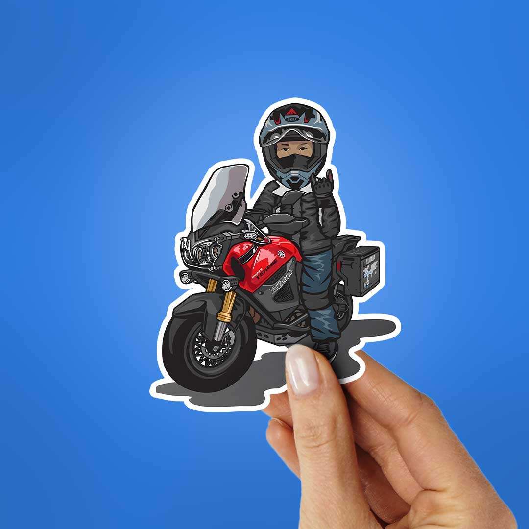 Biker Boy Sticker - Stickers | STICK IT UP