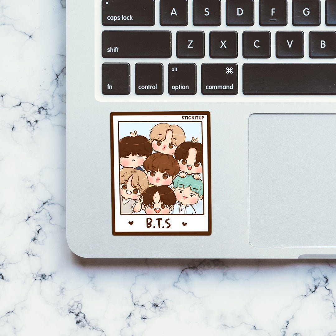Cutesy Boys Frame Sticker - Stickers | STICK IT UP