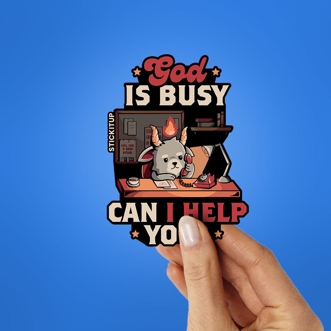 Can I Help You Sticker - Stickers | STICK IT UP