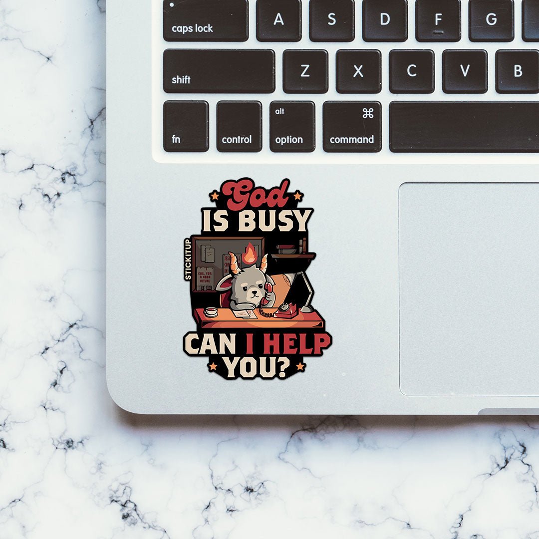 Can I Help You Sticker - Stickers | STICK IT UP