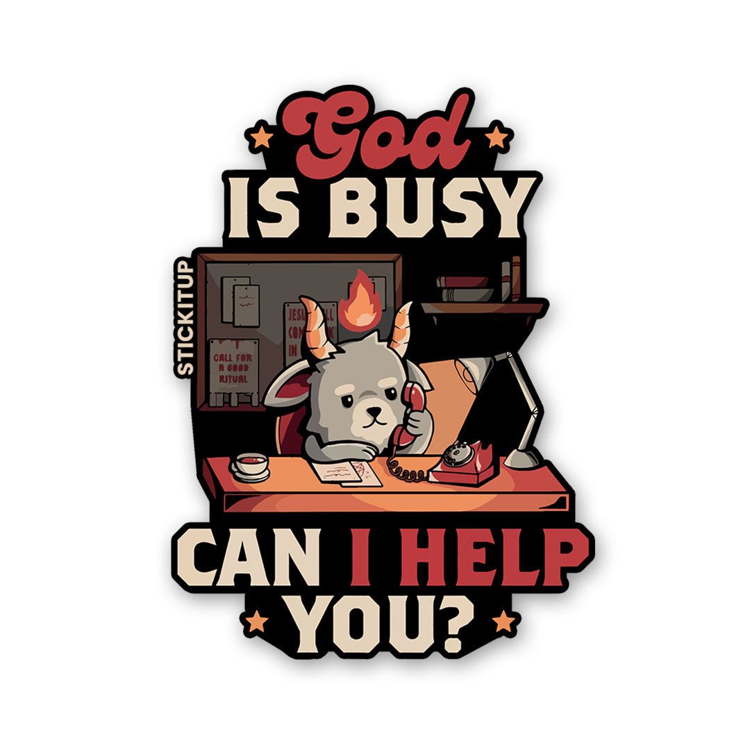Can I Help You Sticker - Stickers | STICK IT UP