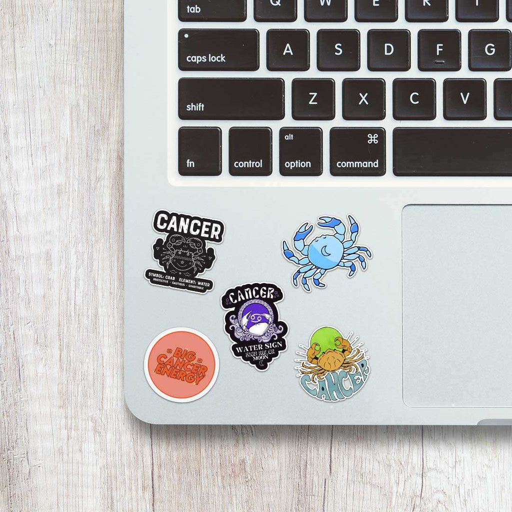 Cancer Zodiac Sticker Sheet - die-cut vinyl sticker sheet | STICK IT UP Canada