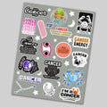 Cancer Zodiac Sticker Sheet - die-cut vinyl sticker sheet | STICK IT UP Canada