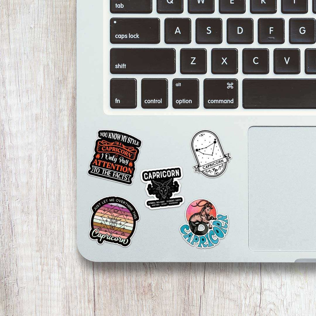 Capricorn Zodiac Sticker Sheet - die-cut vinyl sticker sheet | STICK IT UP Canada
