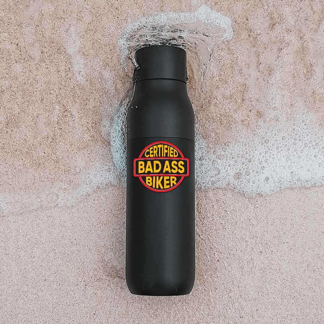 Certified Bad Ass Biker Sticker - Stickers | STICK IT UP