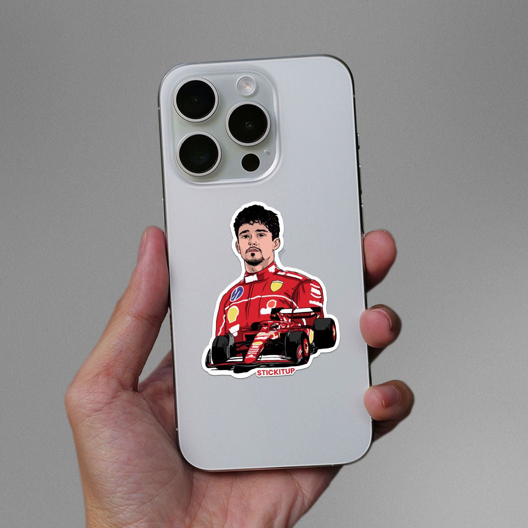 Red Race Driver Sticker - Stickers | STICK IT UP