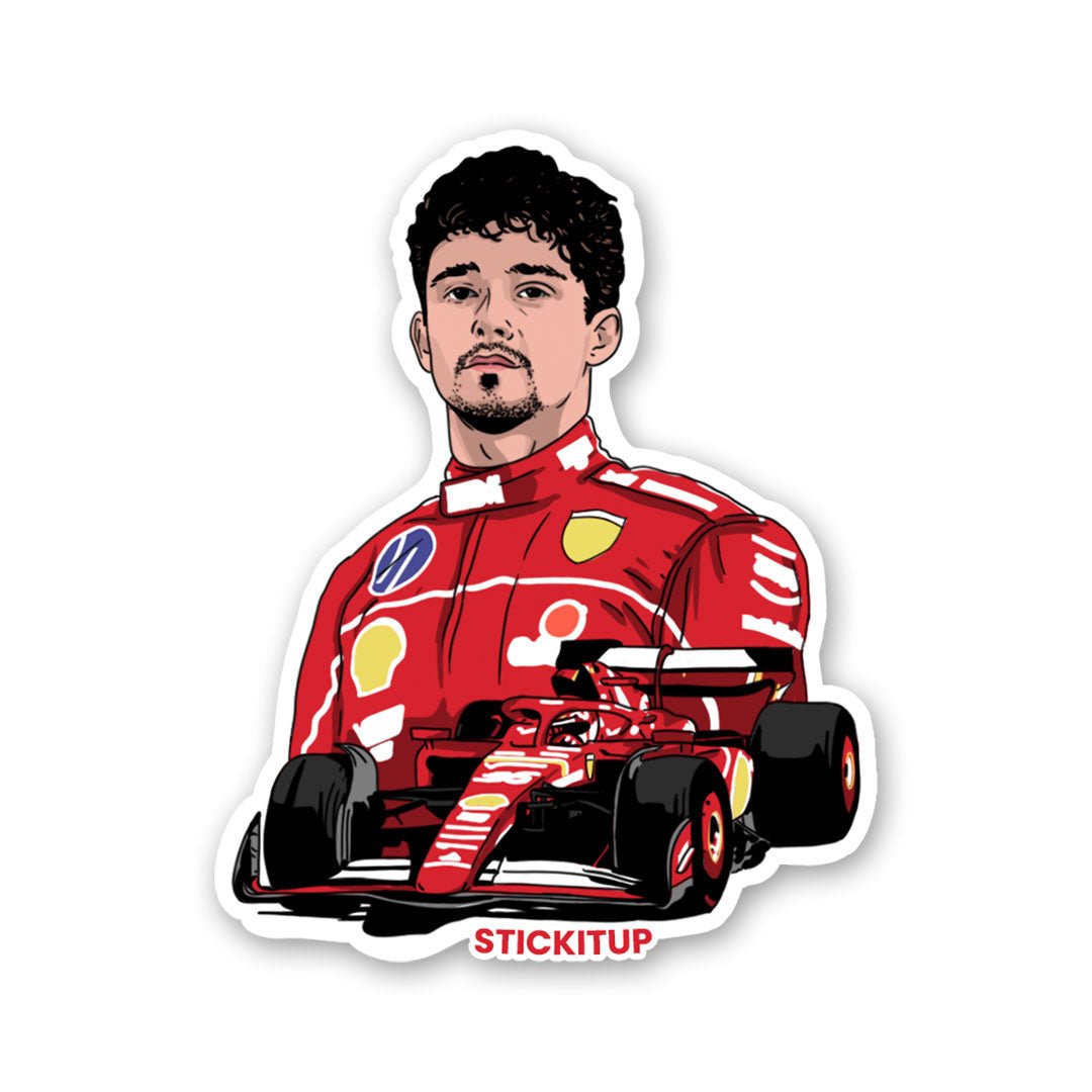 Red Race Driver Sticker - Stickers | STICK IT UP