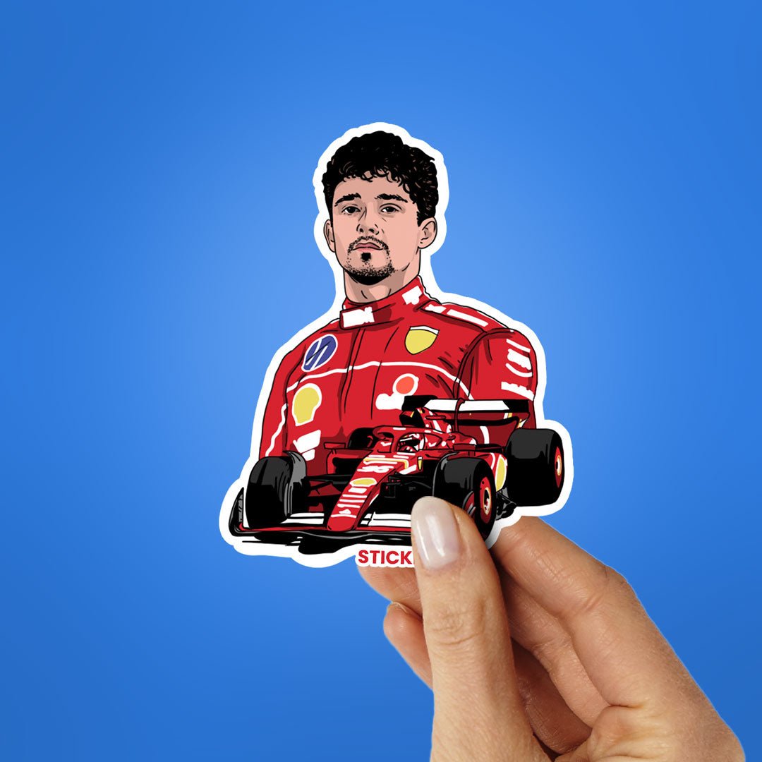 Red Race Driver Sticker - Stickers | STICK IT UP