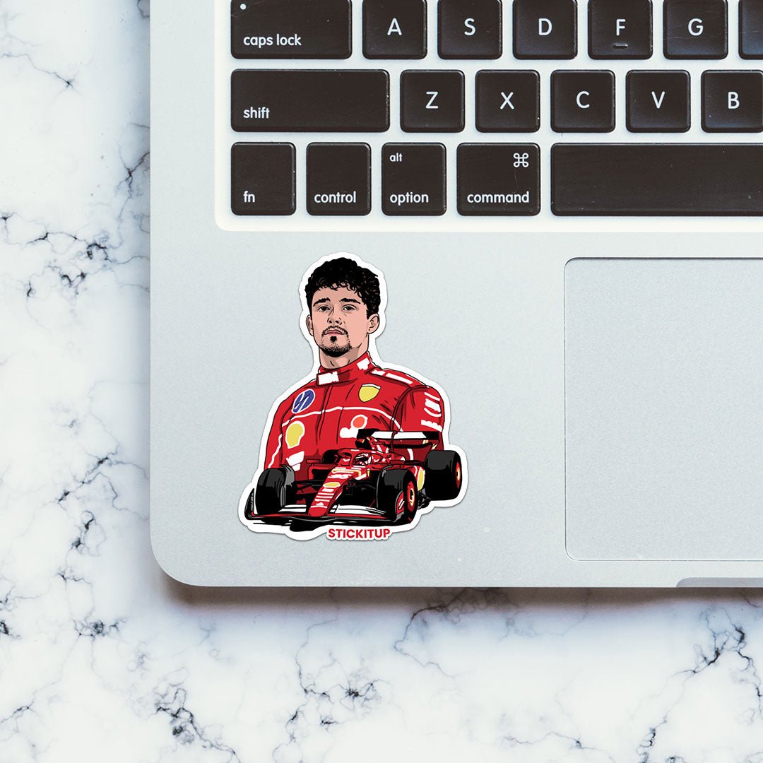Red Race Driver Sticker - Stickers | STICK IT UP