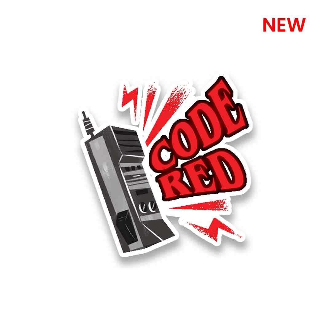 Code Red Sticker - Stickers | STICK IT UP