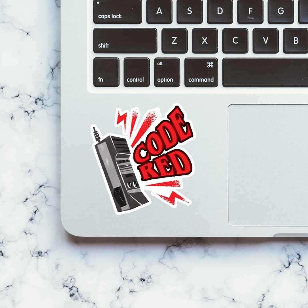Code Red Sticker - Stickers | STICK IT UP