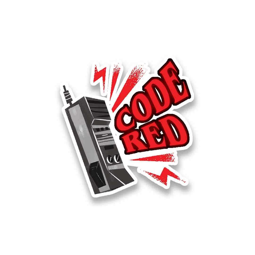 Code Red Sticker - Stickers | STICK IT UP