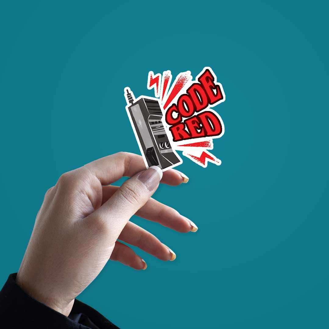 Code Red Sticker - Stickers | STICK IT UP
