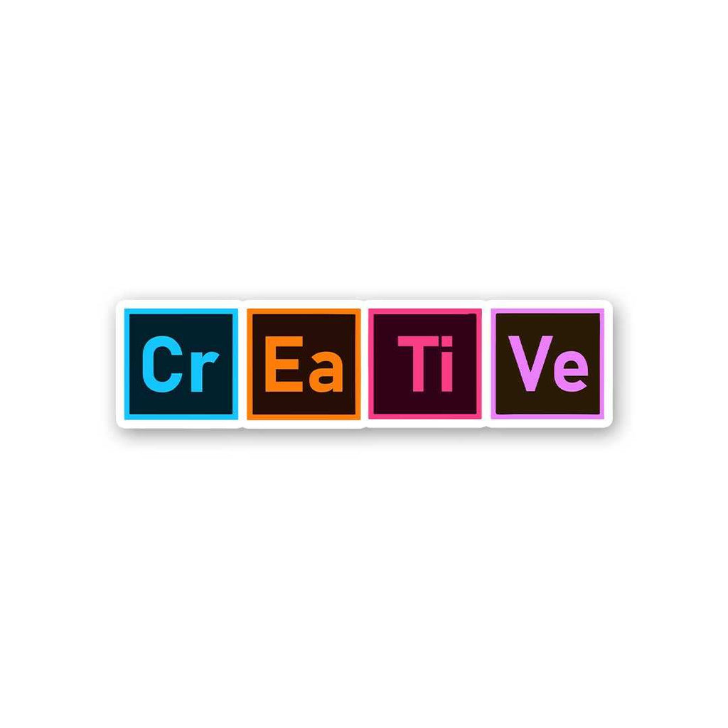 Creative Sticker waterproof vinyl decal for laptop, bike, car & bottle