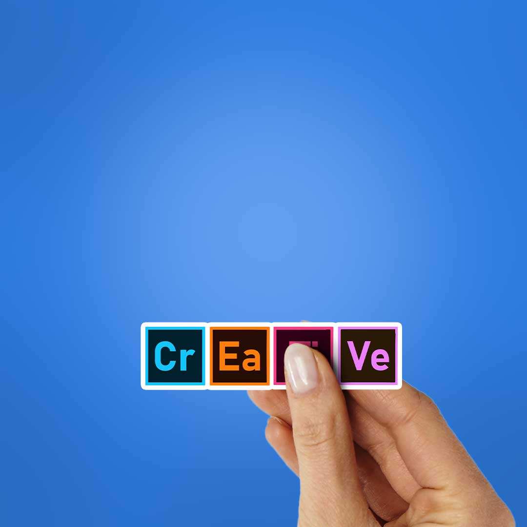 Creative Sticker waterproof vinyl decal for laptop, bike, car & bottle