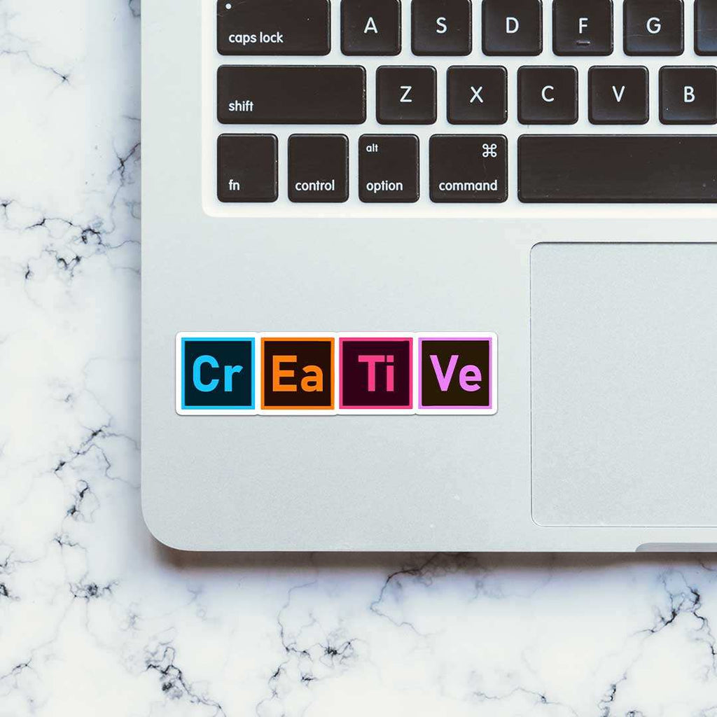 Creative Sticker waterproof vinyl decal for laptop, bike, car & bottle