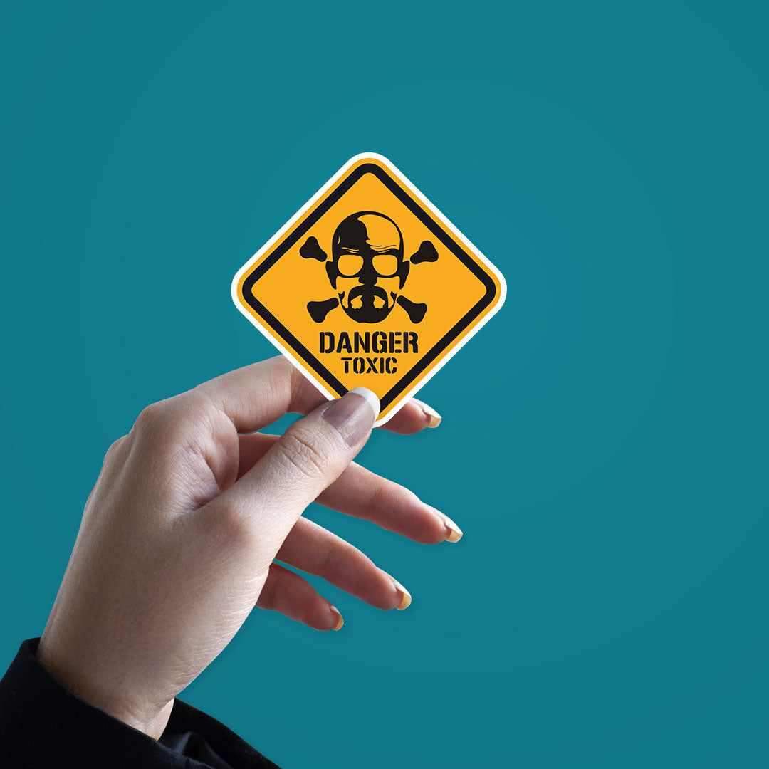 Danger Toxic Sticker - Stickers | STICK IT UP