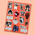 Shinigami Notebook Fan Sheet - die-cut vinyl sticker sheet | STICK IT UP Canada