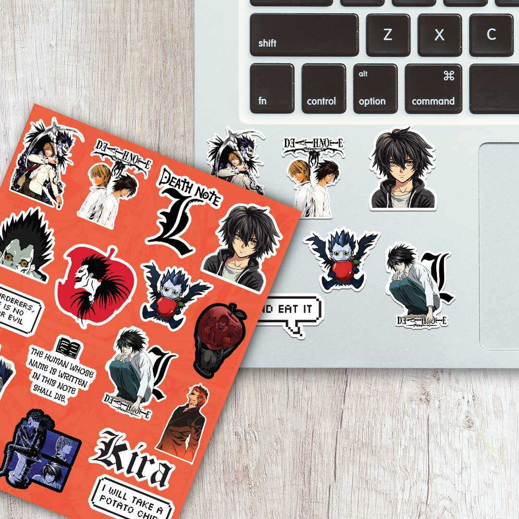 Shinigami Notebook Fan Sheet - die-cut vinyl sticker sheet | STICK IT UP Canada