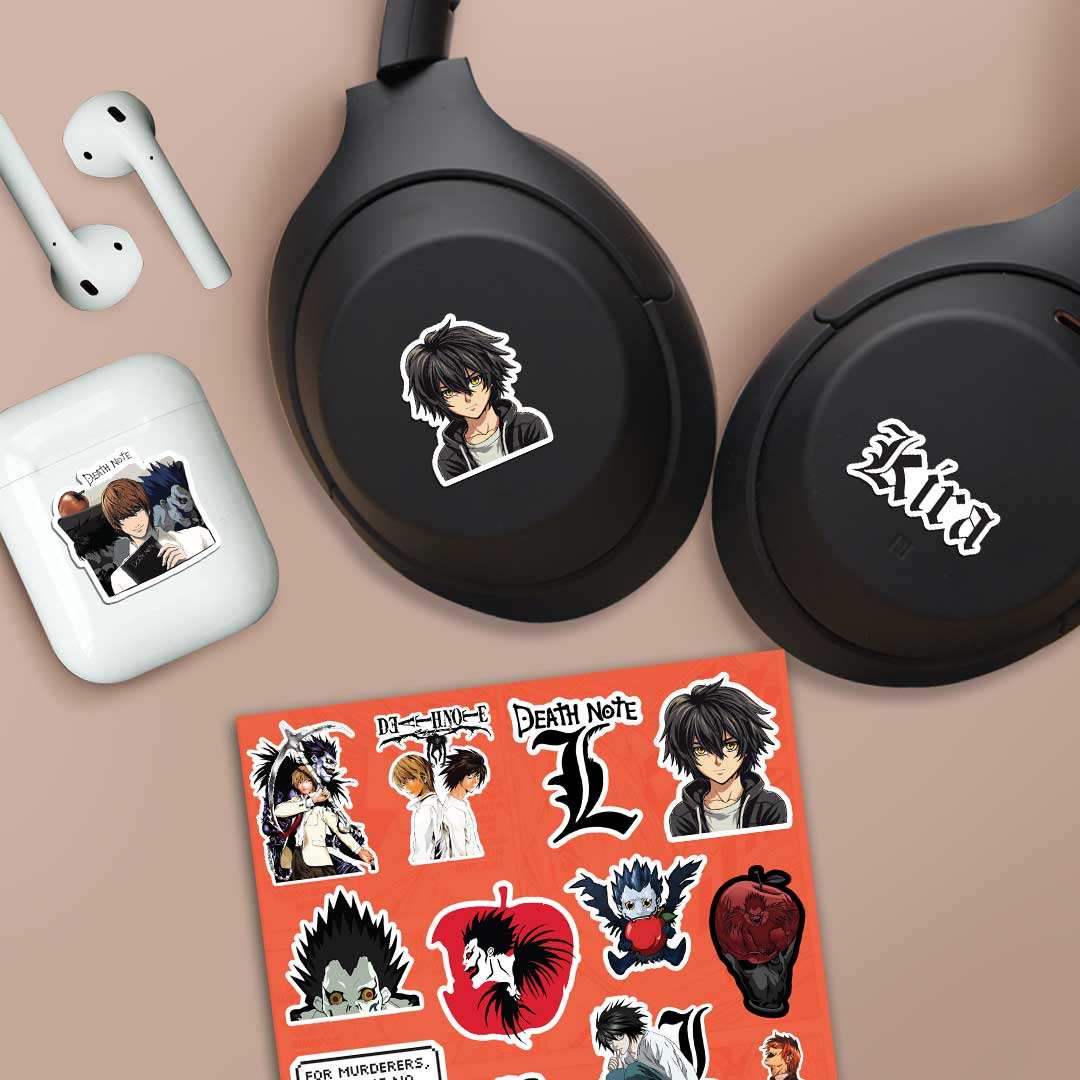 Shinigami Notebook Fan Sheet - die-cut vinyl sticker sheet | STICK IT UP Canada