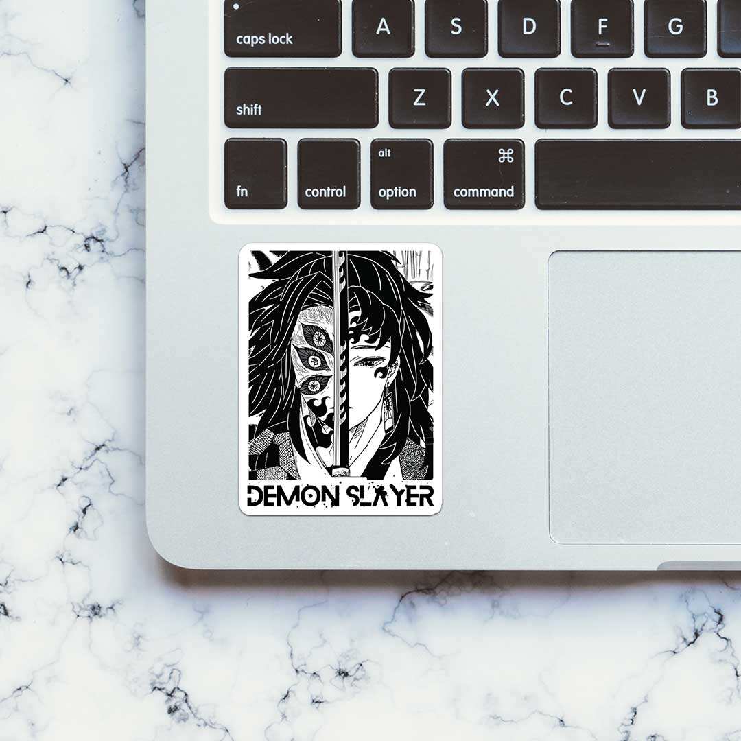 Demon Split-Face Sticker - Stickers | STICK IT UP