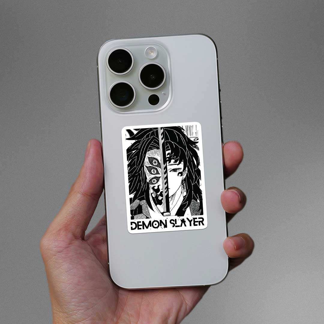 Demon Split-Face Sticker - Stickers | STICK IT UP