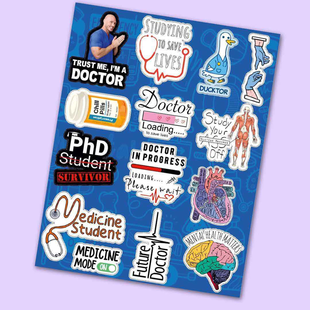 Doctor mini sticker sheet - Sticker Sheets | STICK IT UP