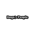 Dogs & People Sticker waterproof vinyl decal for laptop, bike, car & bottle